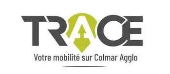 Logo TRACE partenaire mobilite urbaine et transport voyageurs Colmar Agglo Wheel Locker France