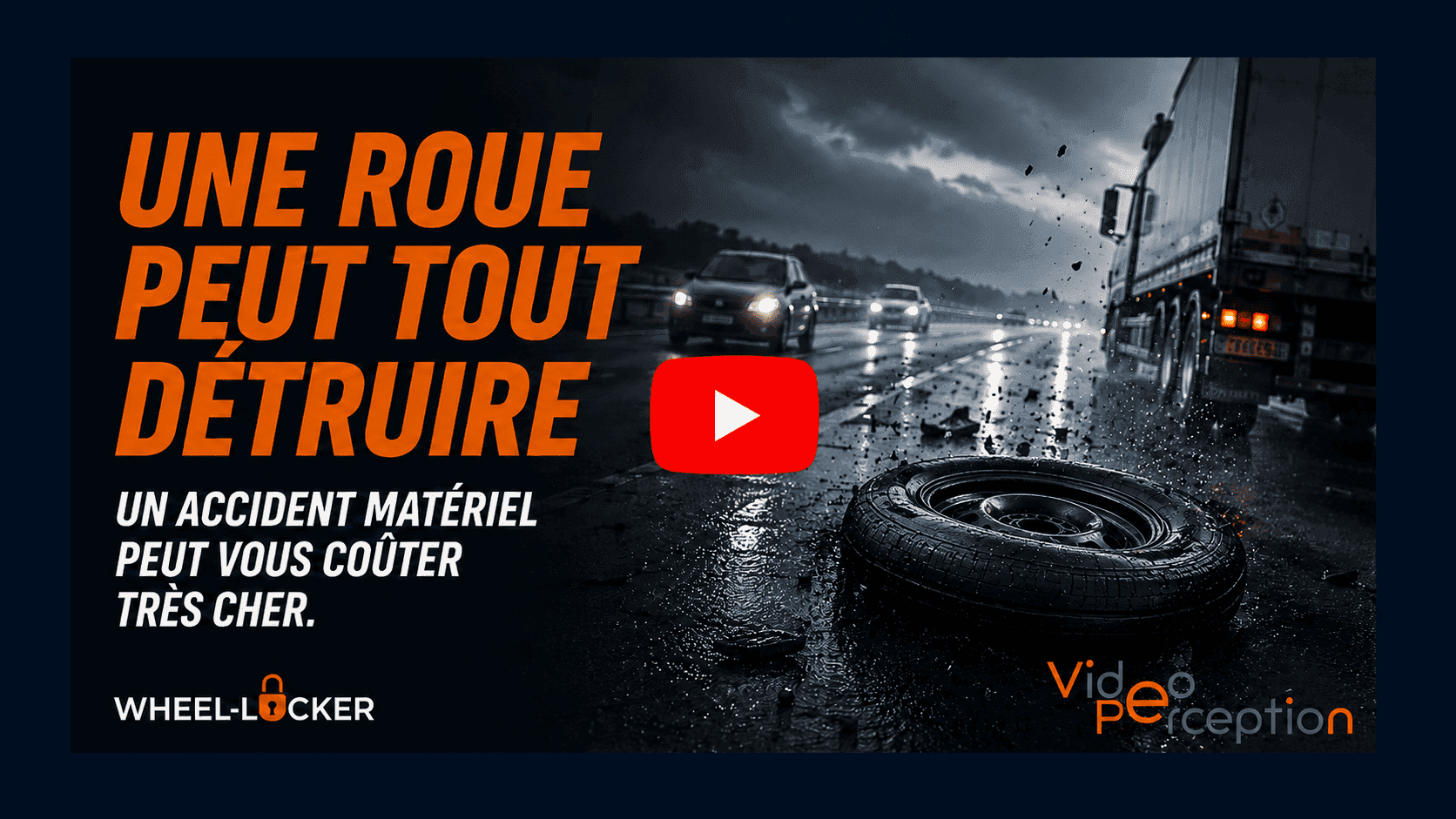 Reportage perte de roue camion